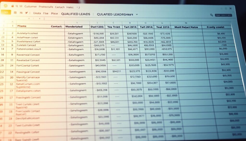 lista de leads qualificados